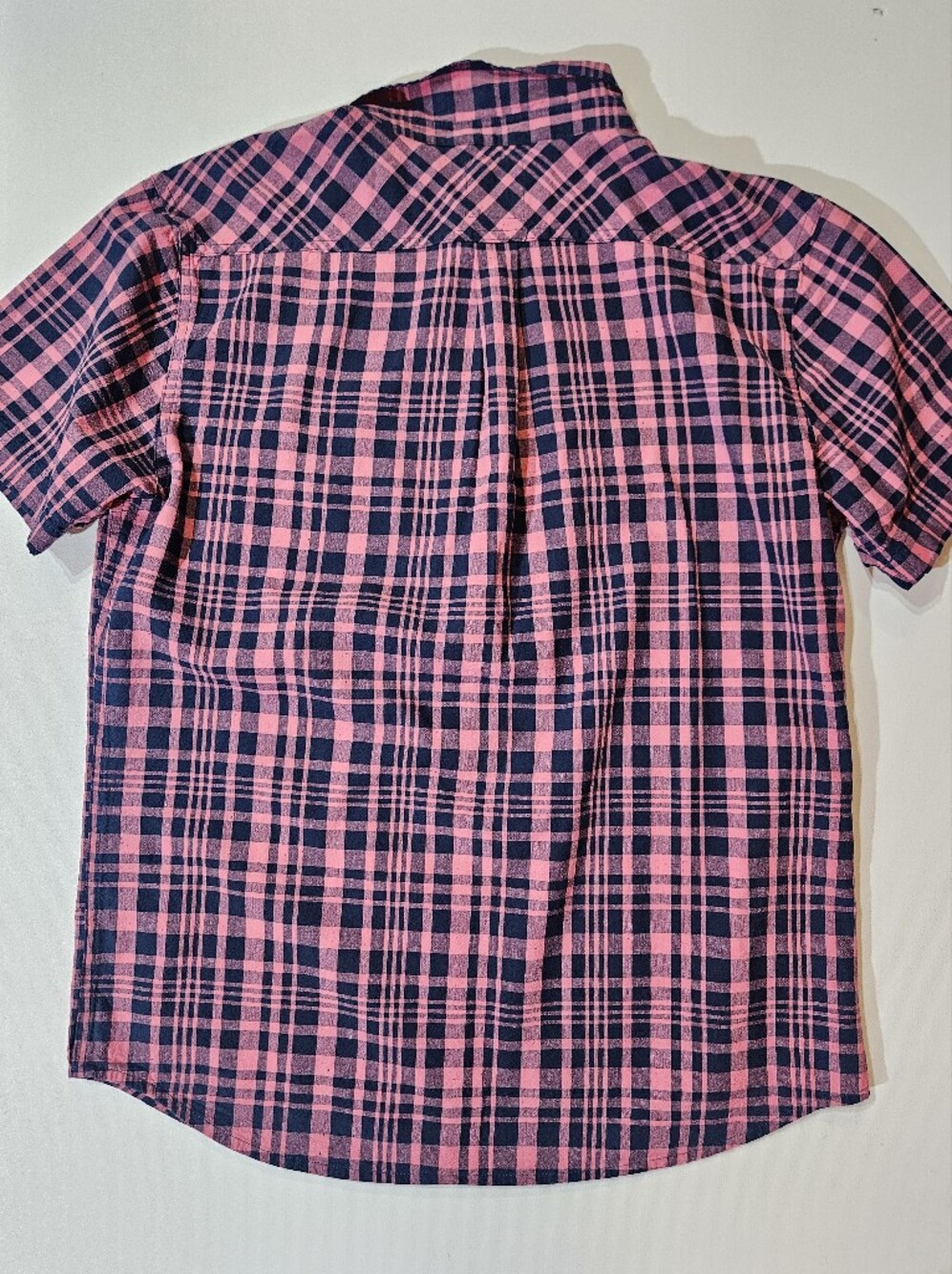 Levis Button Down Sanford Plaid Shirt Mens XL Pink Blue Western Classic Retro - Picture 2 of 6